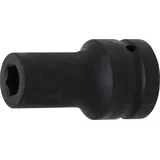BGS 5500-17 | Kraft-Steckschlüssel-Einsatz Sechskant, tief | 25 mm (1") SW 17 mm