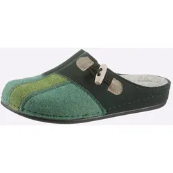 Pantoffel CASUAL LOOKS, Damen, Gr. 39, grün, Filz, modisch, Schuhe