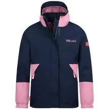 TROLLKIDS Kinder 3in1 Jacke KJERAK, Marine/Mauve, navyblau|malvenfarben 158-164cm 13-14J