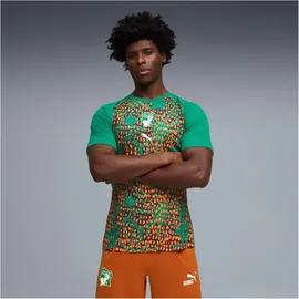 Puma Elfenbeinküste Aufwärmtrikot 2023 grün/braun Herren Gr. S