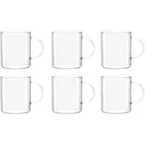 LEONARDO Novo Teeglas, 6-er Set, 570 ml, Höhe 10,3 cm, hitzebeständiges Glas, 030537