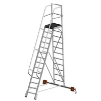 Krause Vario kompakt Podestleiter 14 Stufen 833372