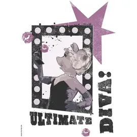 KOMAR Muppets Ultimate Diva Sticker 50 x 70 cm