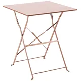 Oviala Bistrotisch 60 x 71 x 60 cm Rosa