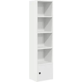 vidaXL Bücherregal 31 x 24 x 127 cm Weiß