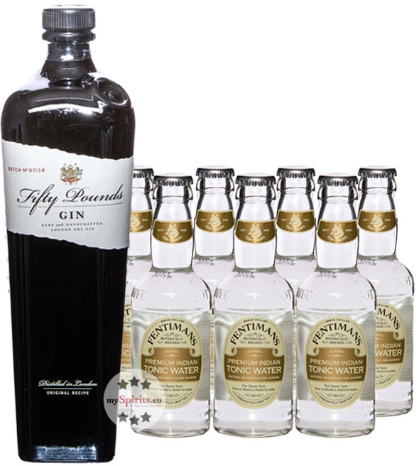 Fifty Pounds Gin & Fentimans Tonic Set