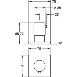Hansa 02289172 Absperrventil Mehrfarbig
