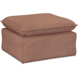 HKliving - Nomad Sofa, Hocker, Leinen / dusty rose