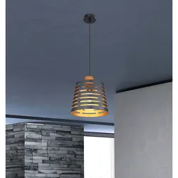 Hängeleuchte Pendelleuchte gold schwarz Design Esstischleuchte Holz Deckenlampe