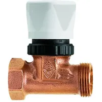 HEIMEIER - Vorlauf Regulierventil für Fußbodenheizung, Handregulierkappe 1/2IGx3/4AG 1322-02.000