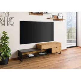 MASSIVMOEBEL24.DE LINDAU Lowboard 200x43x52 cm Natur Geölt Beige Massivholz