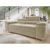Mirjan24 SOFA, Beige, 2-Sitzer, Rechteckig, 198x90x102 cm, Wohnzimmer, Sofas
