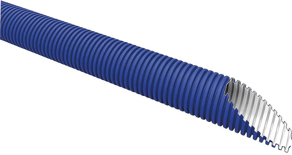 Kunststoffwellrohr MEPS-FR Easy NW32, 1000N, blau Rolla a 50m Maincor