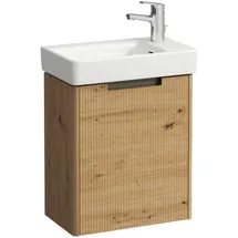 Laufen Waschtischunterschrank 1 Tür 45,4 x 26,2 x 52,2 cm Wildeiche