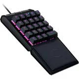 Cooler Master ControlPad - Mechanische AIMPAD-Gaming-Tastatur mit 24 Tasten und RGB, programmierbaren Profilen / Makros, Präzisionszifferblättern und magnetischer Kunstleder-Handgelenkauflage