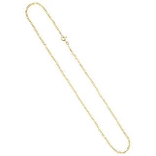 Goldkette JOBO, gelb (gelbgold 585), Halsketten, Damen, Gelbgold 585, L: 42cm, Panzerkette 585 Gold 42 cm 2,1 mm