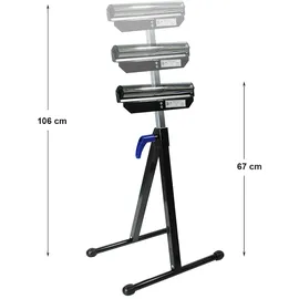 Helo24 Rollenbock Rollbock Klappbock Teleskop 67-106 cm Arbeitsbock Bock 2er Set