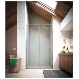 Evenes Nischentür Eloa 1175-1205 x 1950 mm, 6 mm Glas ETC Schiebetür + 1 x Fixteil - 93 107 85