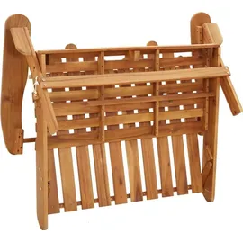 vidaXL Adirondack 126 x 51 x 90 cm Braun
