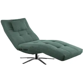 KAWOLA Relaxliege LETICIA Feincord 0 x 0 x 0 cm Grün mit Nackenkissen