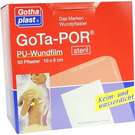 Gothaplast GOTA-POR PU Wundfilm 10x6 cm steril Pflaster