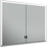 Keuco Royal Lumos Spiegelschrank 14313172303 900 x 735 x 165 mm, silber-eloxiert, 2 lange Türen