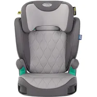 Graco AffixTM i-Size R129, Kindersitz ca. 3,5 bis 12 Jahre (100 bis 150 cm), höhenverstellbare Armlehnen, waschbare Sitzbezüge, Installation mit Fahrzeuggurt, ISOFIX, Kindersitz (4-12 (Sitzerhöhung, ECE R129/i-Size Norm)