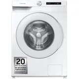 Samsung Waschmaschine AI Control mit Öko-Waschanlage WW12T504DTW/S3, freistehend, 12 kg, 1400 U/min, Klasse A, WiFi, Dampf, Frontlader, 60 x 85 x 65 cm