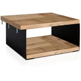 Moebel-Eins Nachttisch, LÖWEN Nachtkommode zum Einhängen, Material Massivholz/Metall