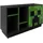 Phoenix Minecraft Lowboard 108x61x37 cm Schwarz/Holz