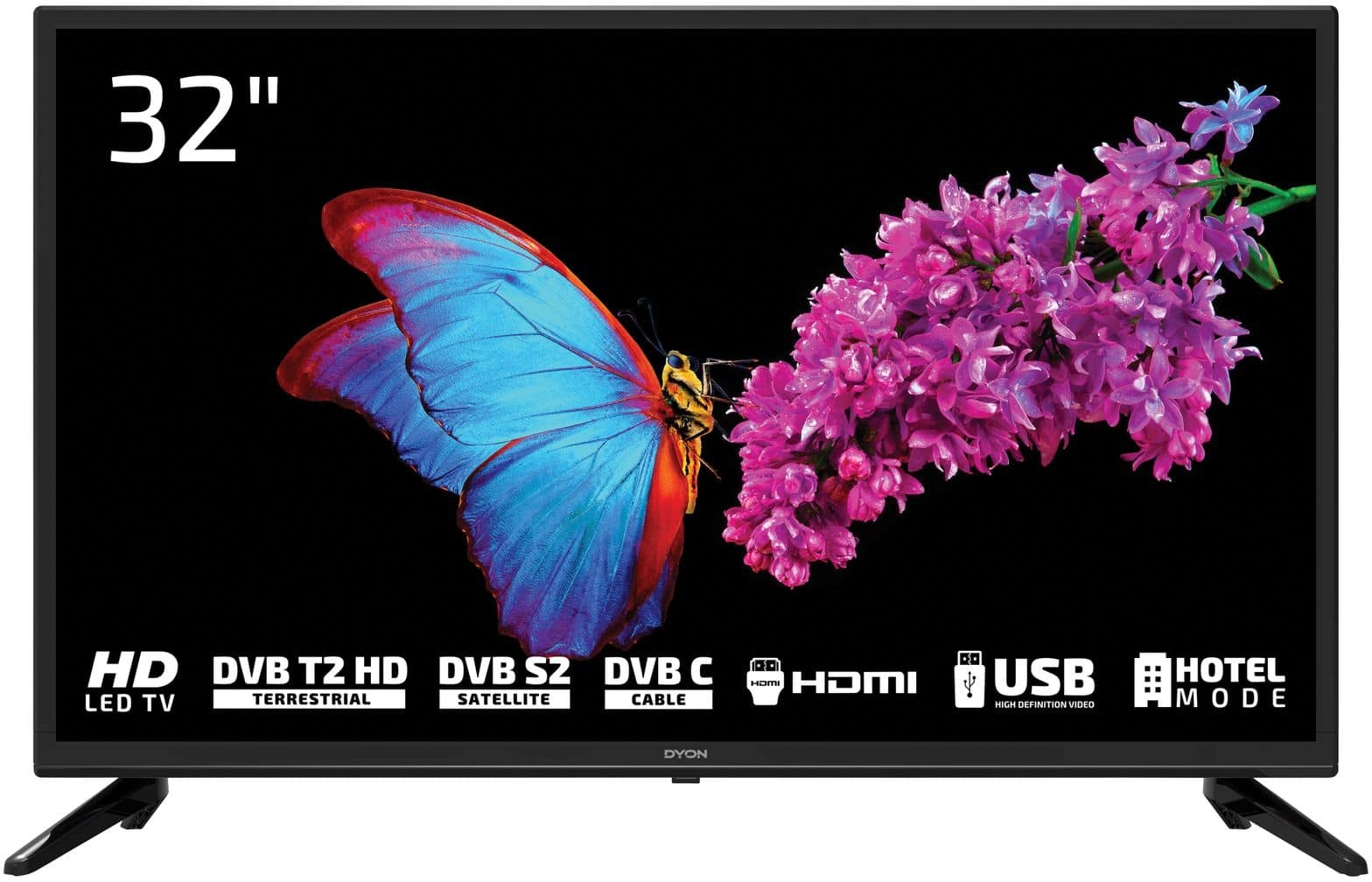 DYON LED-TV Enter Pro X2, 80 cm (32"), EEK F, HD
