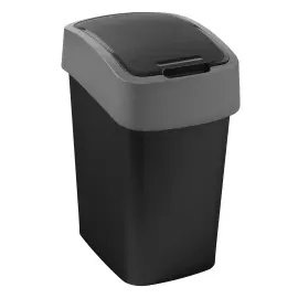 Curver Flip Bin 10 l schwarz/grau