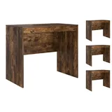 vidaXL Computertisch Geräucherte Eiche Holzwerkstoff 90 x 50 x 76 cm