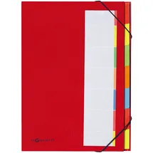 Pagna Ordnungsmappe Deskorganizer A4 7Fächer rot