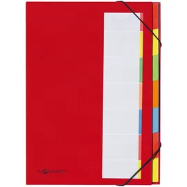 Pagna Ordnungsmappe Deskorganizer A4 7Fächer rot