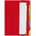 Pagna Ordnungsmappe Deskorganizer A4 7Fächer rot