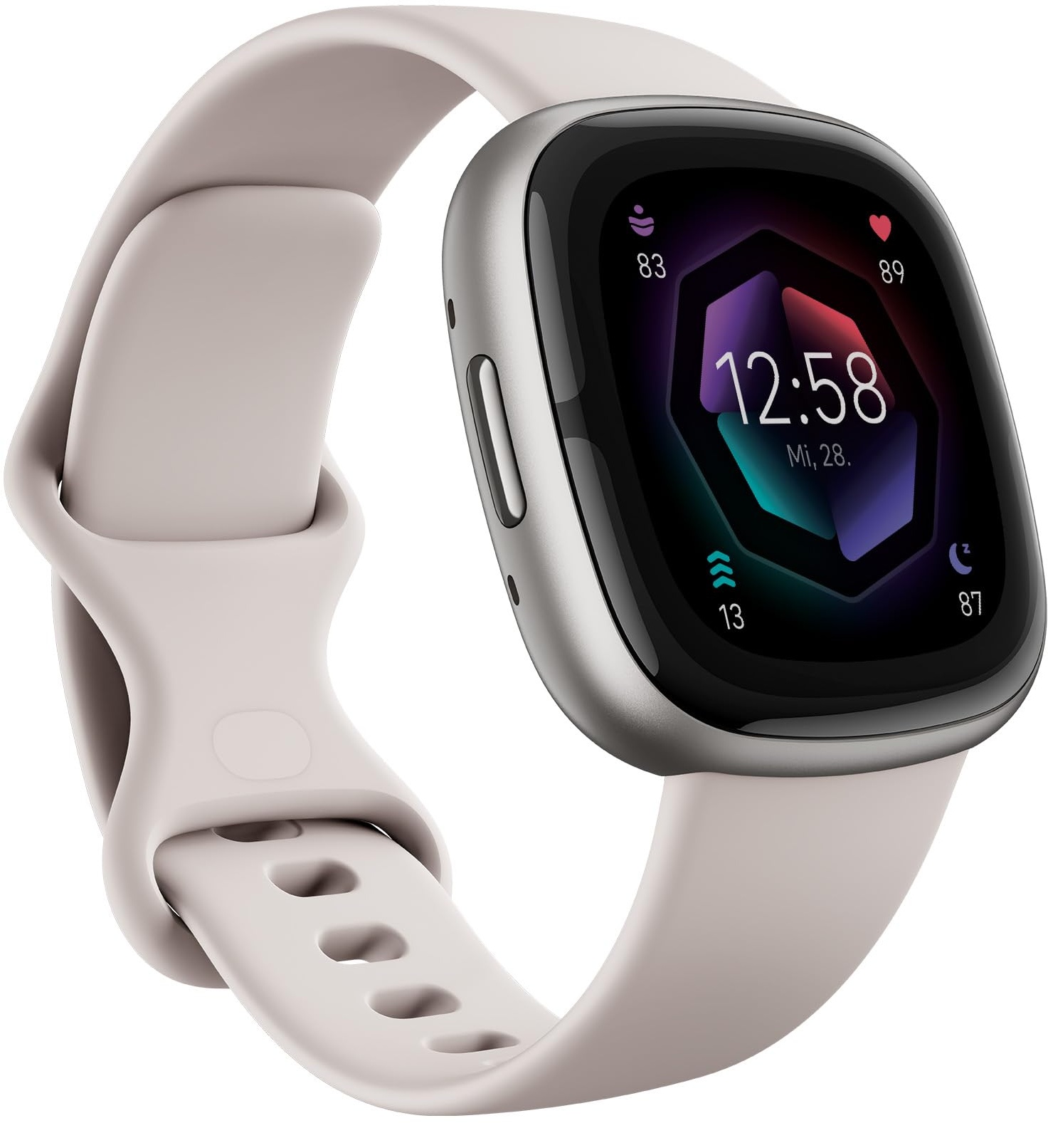 Fitbit Sense 2 by Google – Smartwatch Damen / Herren – Fitnessuhr mit integriertem GPS und Telefonfunktion – Fitness-Tracking mit Stressmanagement, EKG und Schlafanalyse – kompatibel mit Android/iOS