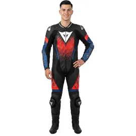 Dainese Laguna Seca 6 perforierte 1-Teiler Motorrad Lederkombi 54