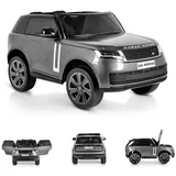 Moni Kinder Elektroauto Range Rover SUV metallic Fernbedienung Gurt EVA-Reifen grau