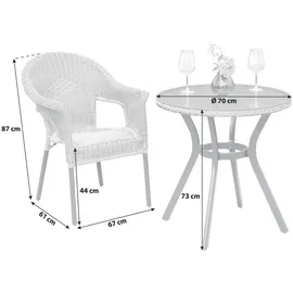 Merxx Ravenna Set 5-tlg. natur/anthrazit