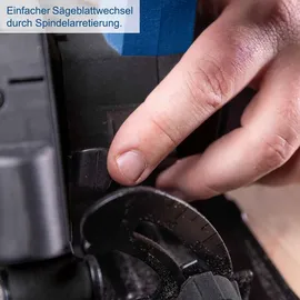 SCHEPPACH Akku-Handkreissäge C-HCS165-X 20V mit LED-Beleuchtung und Softstart, Sägeblatt Ø 165 mm