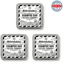 Störtebekker Shaving Accessories Störtebekker Festes Shampoo Active Carbon 3-tlg.