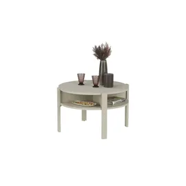 Forte Couchtisch Ø beige ¦ Maße (cm): H: 45,5 Ø: 74.4