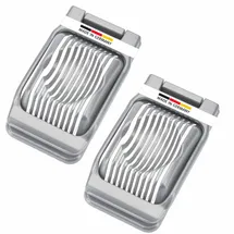 Westmark Eierteiler 2er Set Duplex grau/silber/weiß