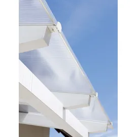 Gutta Polycarbonat-Doppelstegplatte 250 x 98 cm 16 mm Transparent Polycarbonat 980 mm | Klar 16mm 980x2500mm