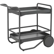 Brafab Garten-Servierwagen Trolly, Anthrazit - aus Aluminium, mit Rollen