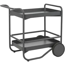 Brafab Garten-Servierwagen Trolly, Anthrazit - aus Aluminium, mit Rollen