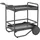 Brafab Garten-Servierwagen Trolly, Anthrazit - aus Aluminium, mit Rollen