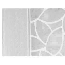 HOME WOHNIDEEN Schiebegardine HOME WOHNIDEEN "JENNA" Gr. 1, weiß, B:57cm H:160cm, Jacquard, Polyester, Gardinen, Schiebevorhang Jacquard Set, inkl. Befestigungszubehör