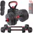 PEARL sports 3in1-Kurz- und Langhantel-Set mit Kettlebells 20 kg schwarz